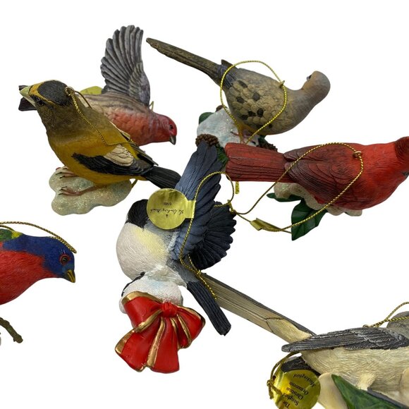 Danbury Mint Songbirds Christmas Ornaments set 11 Christmas tree ornaments - Picture 10 of 13
